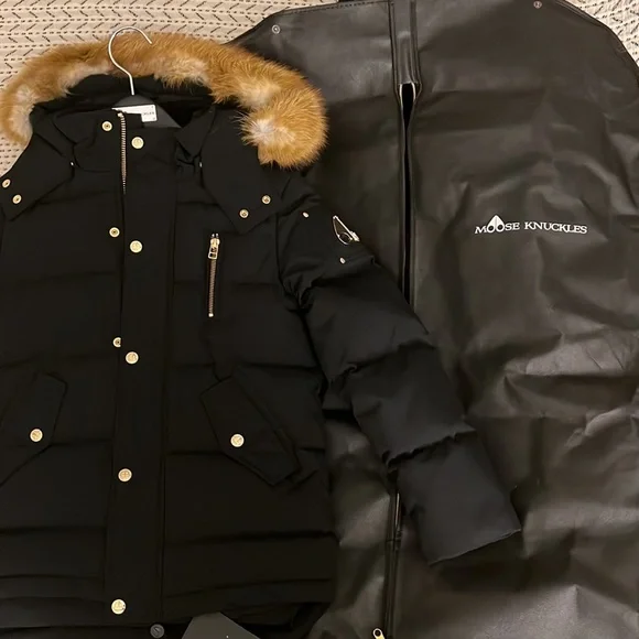 Moose knuckles - Unisex 3Q black jacket